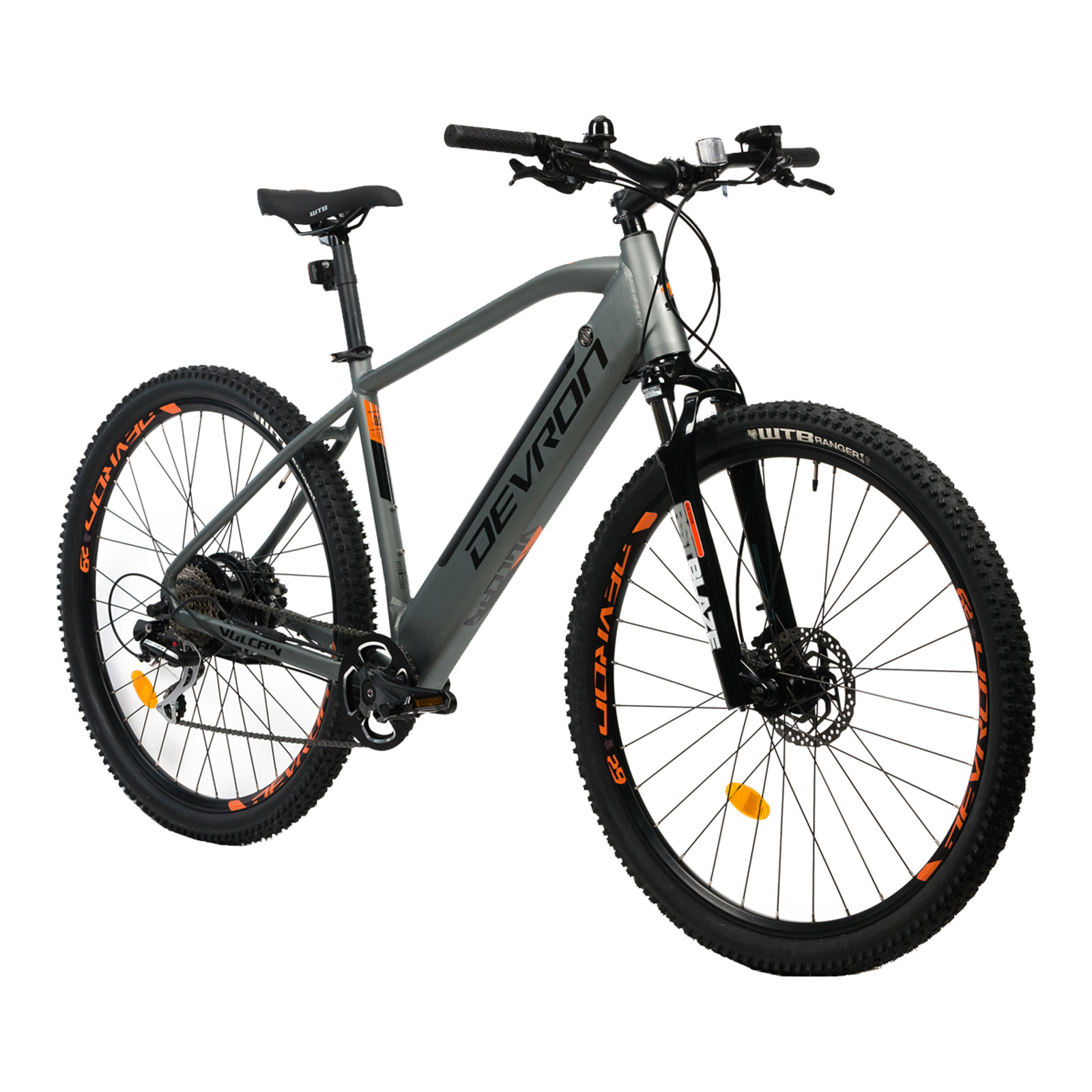 Bicicletă electrică Devron Vulcan, 29 inch, gri