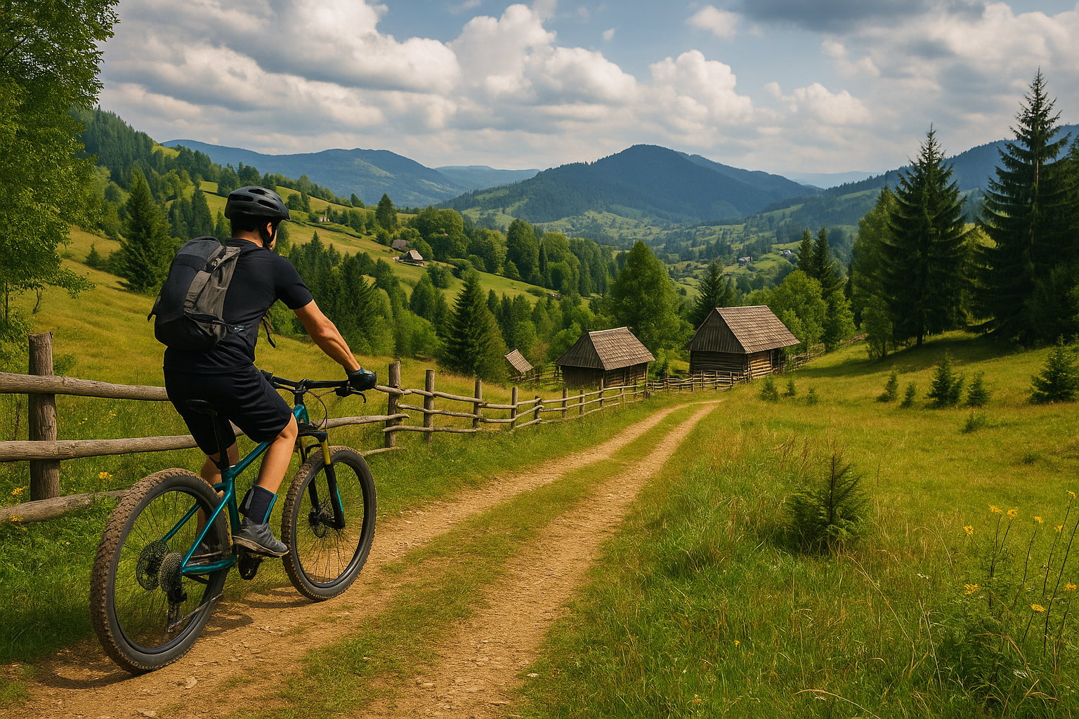 trasee de bicicleta mtb prin satele din Maramures