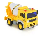 Camion betoniera 1:20 cu lumini si sunete, Moni, Galben