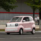 Masina electrica Aigo M1 urbana - autonomie 180 km, 4 locuri, permis B1, Roz