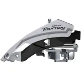 Schimbator fata 3x6/7/8 Shimano Tourney AFDTY600LML6, 42T, Top swing, argintiu