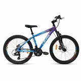 Bicicleta Copii Dhs Terrana 2423, model 2026 - 24 Inch, Violet-Albastru