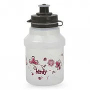 Bidon Apa Polisport Birdy - 350 ml, Clip-On, Alb-Negru