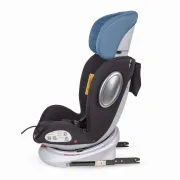 Scaun auto copii Rotativ, cu Isofix Hapi Ozy, 0-36 Kg,Albastru-Gri
