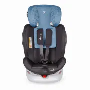 Scaun auto copii Rotativ, cu Isofix Hapi Ozy, 0-36 Kg,Albastru-Gri