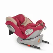 Scaun auto copii rotativ, cu Isofix Hapi Ozy, 0-36 Kg - Rosu