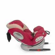 Scaun auto copii rotativ, cu Isofix Hapi Ozy, 0-36 Kg - Rosu