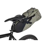 Geanta Tija Sa Bicicleta Topeak BackLoader TBP-BL3G - 15 L, Verde - logo Gri