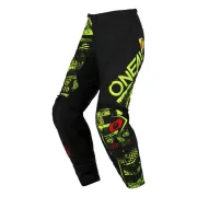 Pantaloni Ciclism O'Neal Element Attack V.23 - 32/48, Negru-Galben Neon