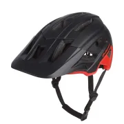 Casca Ciclism Polisport Mountain Pro - 55-58 cm, M, Negru-Rosu