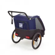 Remorca Carucior Transport Copii Bicicleta Polisport - Albastru