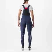 Pantaloni lungi cu bretele Castelli Sorpasso RoS W de dama Bleumarin/Argintiu M