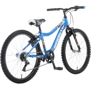 Bicicleta Copii Booster 2023 Plasma - 24 Inch, Albastru