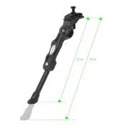 Picior sprijin Force E-Bike 24-28 AL negru