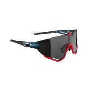 Ochelari Force Creed, lentila neagra oglinda, rosu petrol