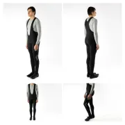 Pantaloni lungi cu bretele fara bazon Force Shard Windster negri L