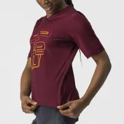 Jersey Castelli Trail Tech W, de dama, Visiniu, XS