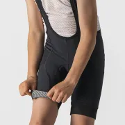 Pantaloni scurti cu bretele Castelli Jr Competizione, pentru copii, Negru, 8A