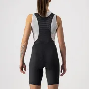 Pantaloni scurti cu bretele Castelli Premio Black W, de dama, Negru, XS