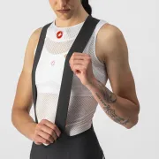 Pantaloni scurti cu bretele Castelli Velocissima 3, de dama, Negru/Argintiu, S