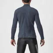 Tricou cu maneca lunga Castelli Cold Day 2nd Layer Bleumarin M