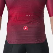 Tricou cu maneca scurta Castelli Aero Race 6.0 Visiniu XXL