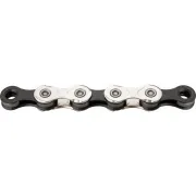 Lant Bicicleta KMC X12 - 1/2 x 11/128 Inch, 12 Viteze, Argintiu-Negru