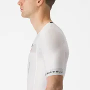 Costum de triatlon cu maneca scurta Castelli Free Sanremo SS Alb/Negru XXXL