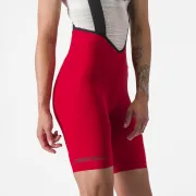 Pantaloni scurti cu bretele Castelli Espresso W DT de dama Rosu XS