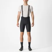 Pantaloni scurti cu bretele Castelli Espresso Negru XXL