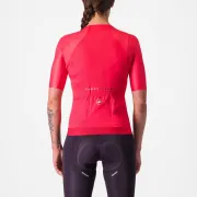 Tricou cu maneca scurta Castelli Aero PRO 7.0 W de dama Rosu XS
