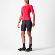 Tricou cu maneca scurta Castelli Aero PRO 7.0 W de dama Rosu XS