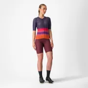 Tricou cu maneca scurta Castelli Climbers 4.0 W de dama Bleumarin/Magenta/Portocaliu M