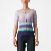 Tricou cu maneca scurta Castelli Climbers 4.0 W de dama Violet/Vernil/Mov M