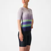 Tricou cu maneca scurta Castelli Climbers 4.0 W de dama Violet/Vernil/Mov M
