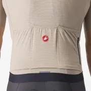 Tricou cu maneca scurta Castelli Espresso Crem XXL