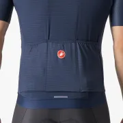 Tricou cu maneca scurta Castelli Espresso Indigo XXL