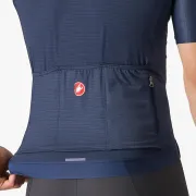 Tricou cu maneca scurta Castelli Espresso Indigo XXXL