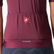 Tricou cu maneca scurta Castelli Espresso W de dama Visiniu M