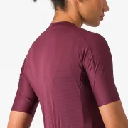 Tricou cu maneca scurta Castelli Espresso W de dama Visiniu S