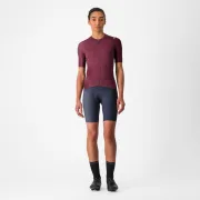 Tricou cu maneca scurta Castelli Espresso W de dama Visiniu XS