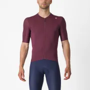 Tricou cu maneca scurta Castelli Espresso Visiniu XXL