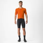 Tricou cu maneca scurta Castelli Premio Black Portocaliu L