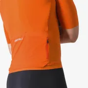 Tricou cu maneca scurta Castelli Premio Black Portocaliu XL