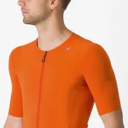 Tricou cu maneca scurta Castelli Premio Black Portocaliu XL
