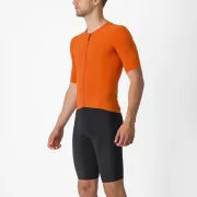 Tricou cu maneca scurta Castelli Premio Black Portocaliu XL