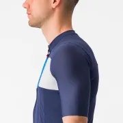 Tricou cu maneca scurta Castelli Prologo 7 Indigo/Albastru/Gri M