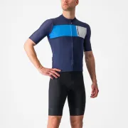Tricou cu maneca scurta Castelli Prologo 7 Indigo/Albastru/Gri XXL