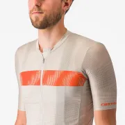 Tricou cu maneca scurta Castelli Unlimited Endurance Gri/Portocaliu XL