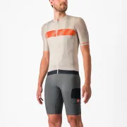 Tricou cu maneca scurta Castelli Unlimited Endurance Gri/Portocaliu XL